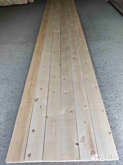 Доска пола, сосна, 30*106*4000, вс