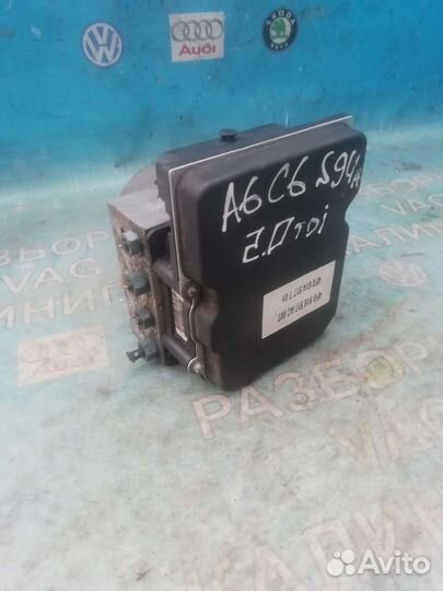 Блок абс Audi A6 c6. 4F0910517AC
