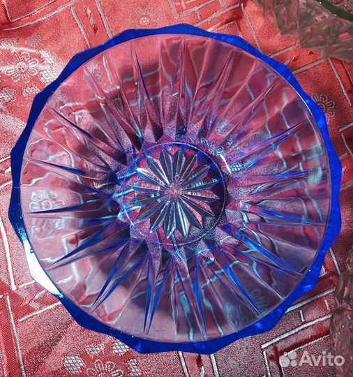 Салатники ссср.Стекло.Хрусталь.Винтаж