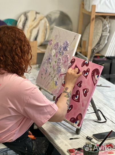 Пробный урок - рисование маслом