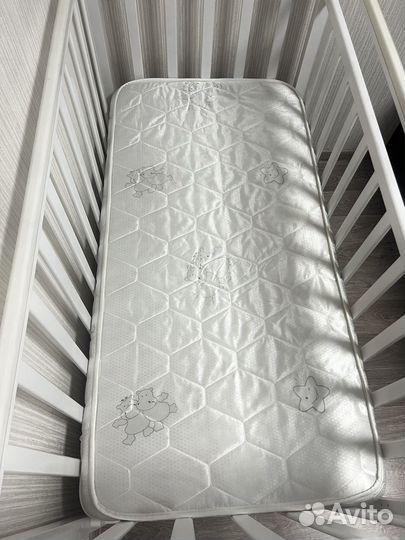 Детская кроватка 120*60 с матрасом