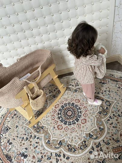 Люлька колыбель плетеная