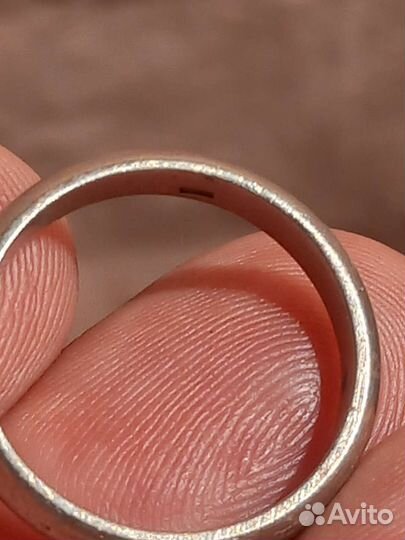 Кольцо старое серебро