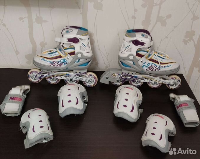 Ролики детские, женские, раздвижные р 36-41