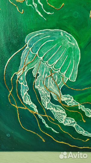 Картина акрилом на холсте