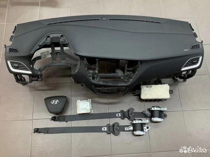 Комплект Подушек Безопасности Hyundai Solaris 2