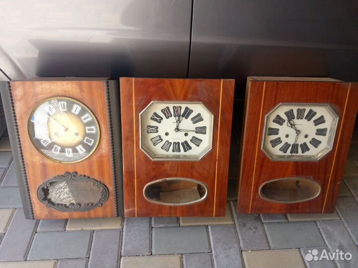 Часы настенные СССР янтарь