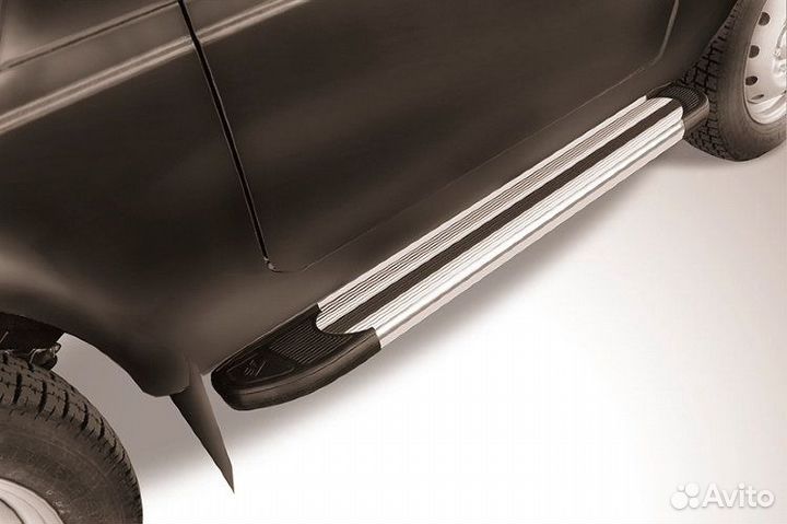 Пороги алюминиевые LADA Niva 4x4 Urban 3D