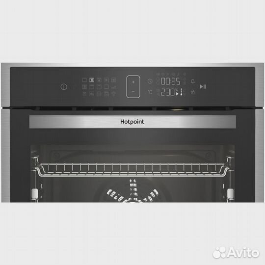 Встраиваемый электрический духовой шкаф hotpoint fe8 1352 dsc ix черный, серебристый