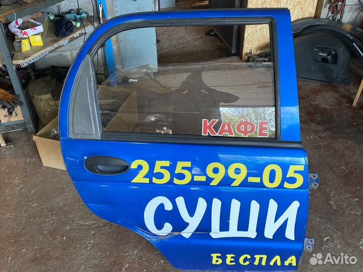 Daewoo matiz дверь задняя правая