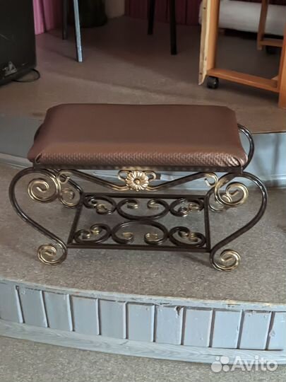 Скамейка холодная ковка