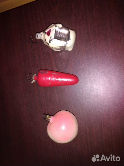 Ёлочные новогодние игрушки советские