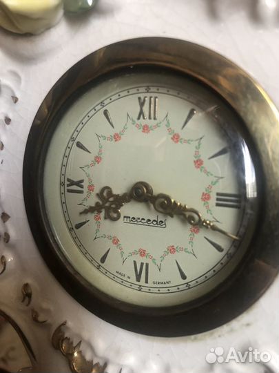 Старинные фарфоровые часы