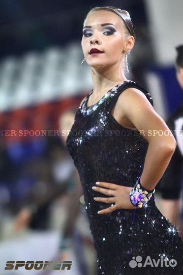 Платье для бальных танцев латина ю2 молодежь