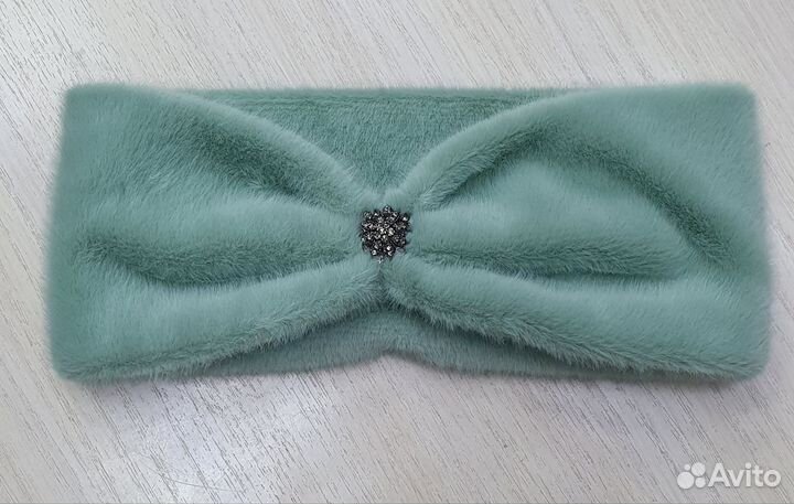 Меховая повязка на голову