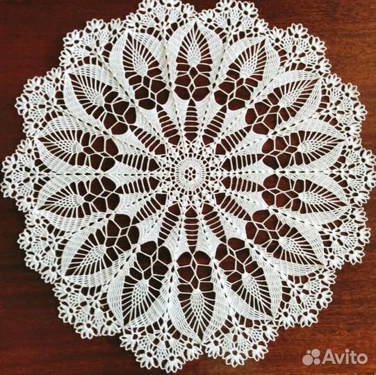 Салфетка вязаная крючком