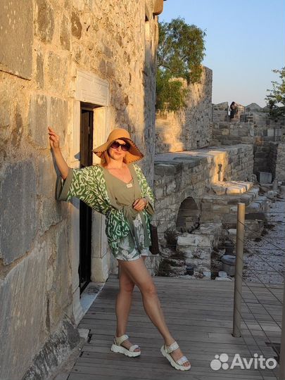 Узбекский халат платье костюм кимоно Икат