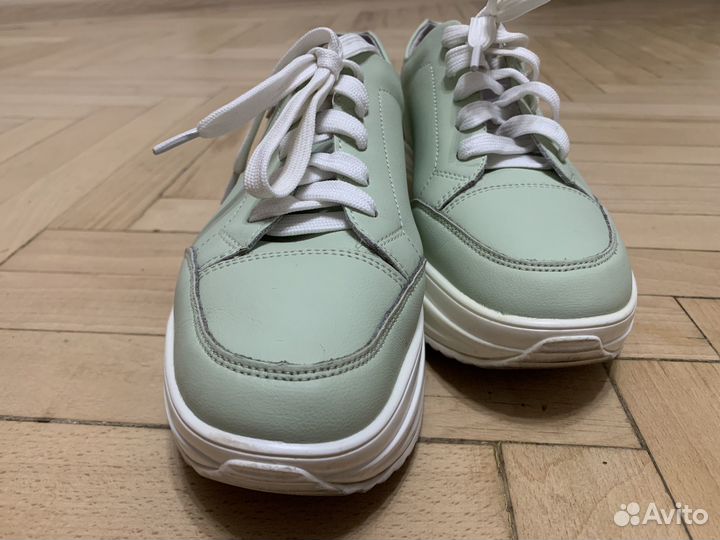 Кожаные Кроссовки (кеды) женские 38