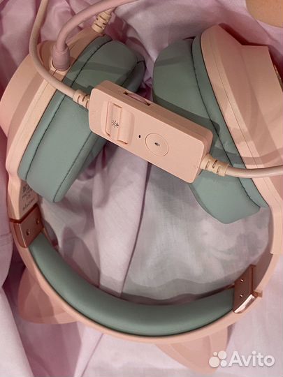 Наушники с ушками игровые