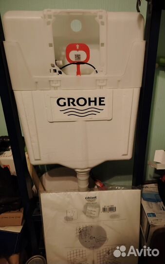 Унитаз подвесной с инсталляцией Grohe