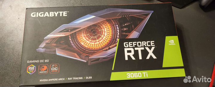 Видеркариа Gigabyte rtx 3060 TI Gaming
