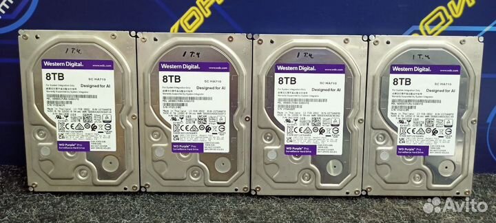 Жесткий диск WD Purple 8TB WD8001pura-64B6VY0