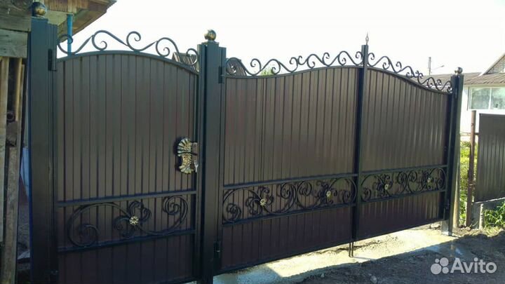 Ворота кованые