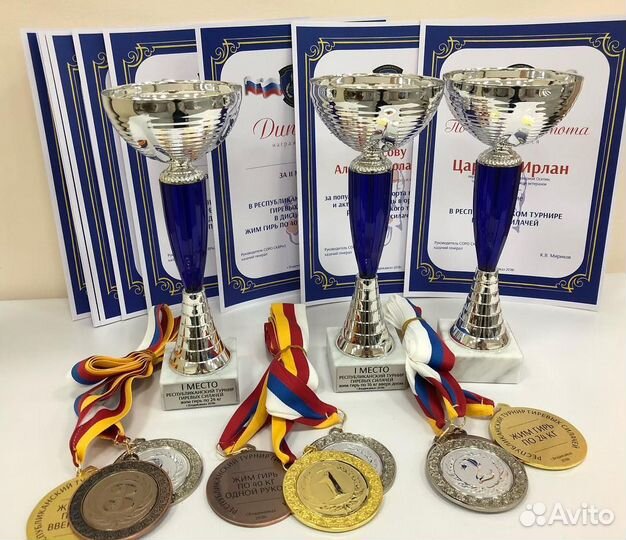 Кубки, медали, наградная продукция