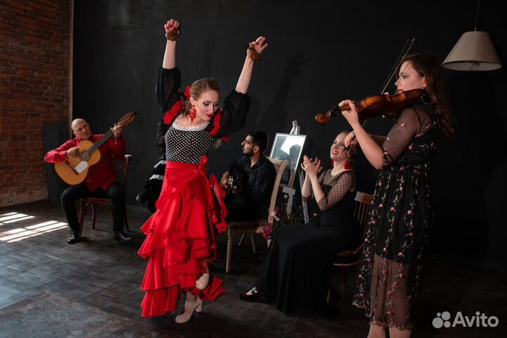 Артисты на праздник, Фламенко-шоу, Живой звук