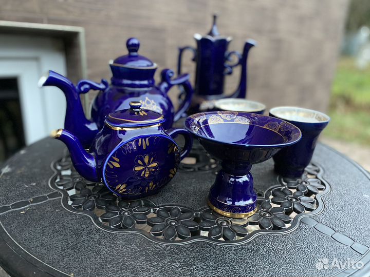 Гжель предметы для чаепития