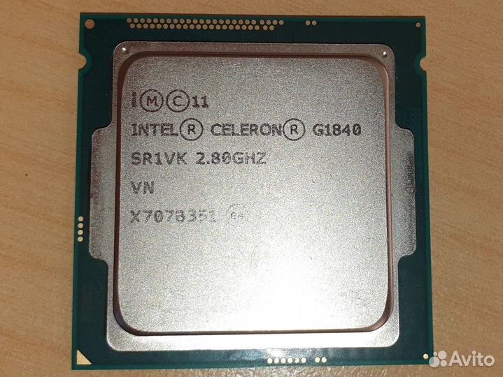 Процессор Intel Original Celeron G1840, Сокет LGA