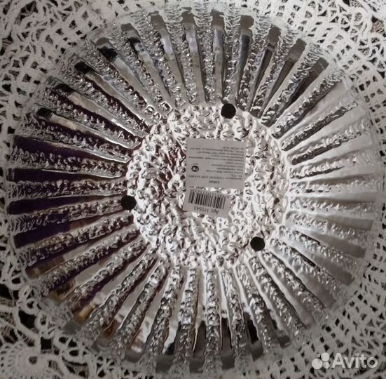 Блюдо стеклянное большое (2 шт.)