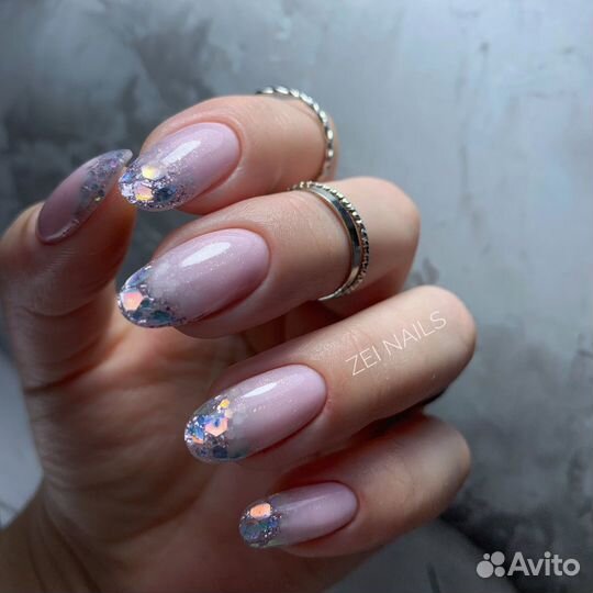 Маникюр с покрытием гель лак и укрепление