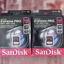 Sandisk extreme pro 128gb карта памяти 200 Mb/s