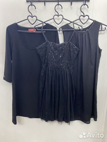 Маленькое черное платье 40 42 пакетом