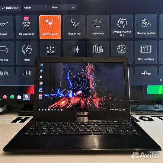 Бизнес ноутбук Asus 14 SSD 4gb