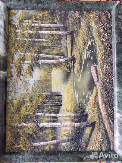 Картина из каменной крошки