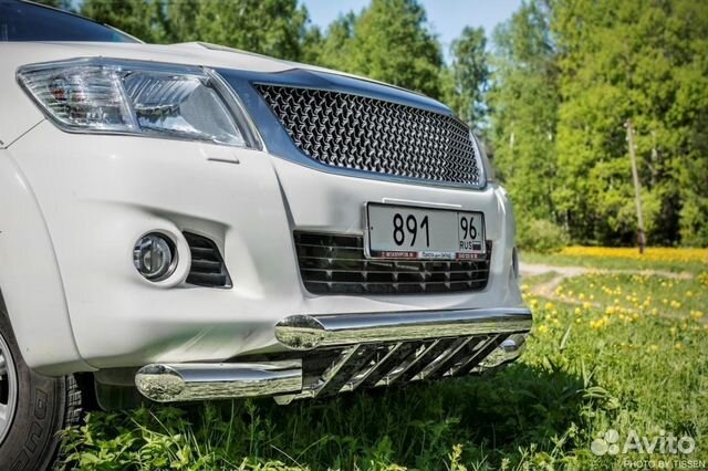 Обвес из нержавеющей стали hilux 2007-2015