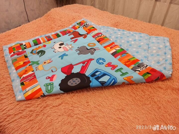 Лоскутное одеяло детское ручной работы