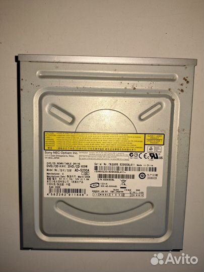 Оптический привод sony