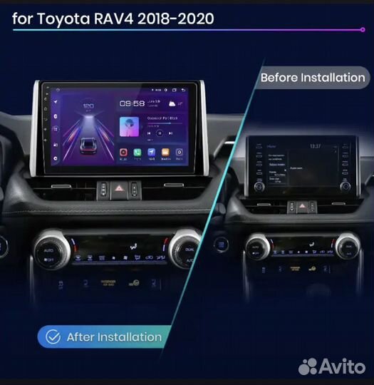 Андроид toyota rav 4 2018-2020 год
