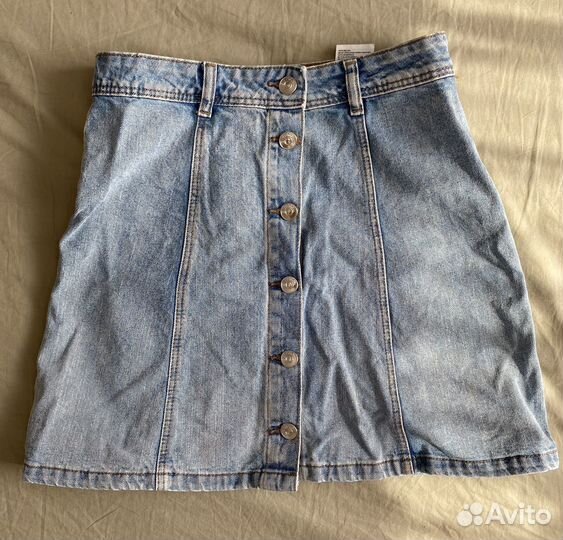 Джинсовая юбка h&m S
