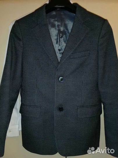 Пиджак и рубашка для мальчика 146