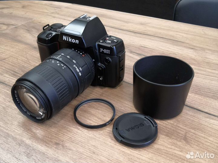 Nikon F-801 AF + Sigma 100-300 mm D 4, 5-6,7 UC