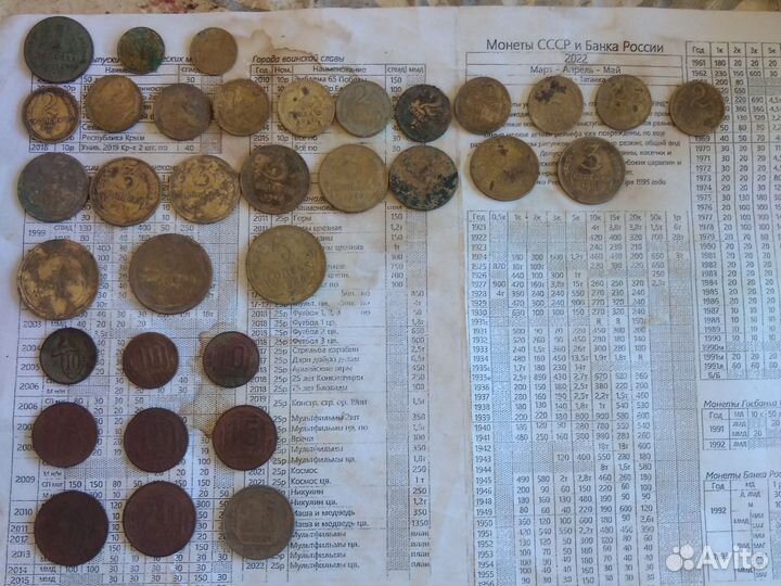 Монеты СССР 1924 - 1957 ранние советы