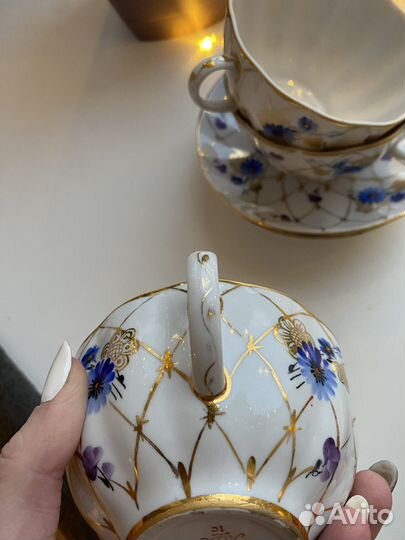 Чайная пара лфз васильки