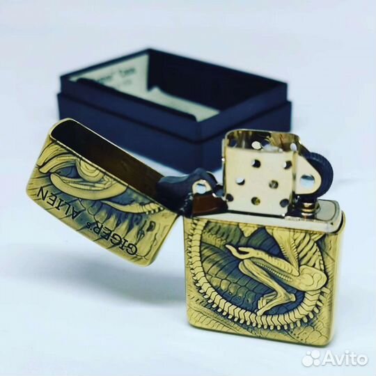 Зажигалка zippo броня armor чужой