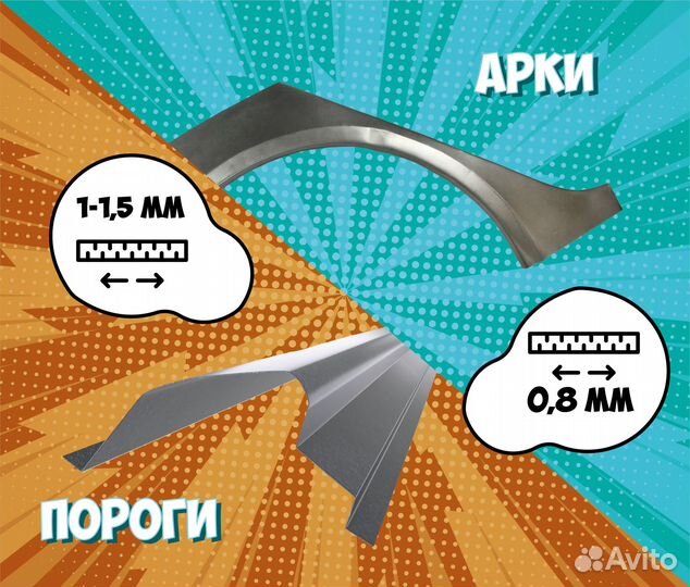 Пороги и арки Honda CR-V 1 Альметьевск