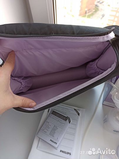 Двойной электронный молокоотсос Philips avent