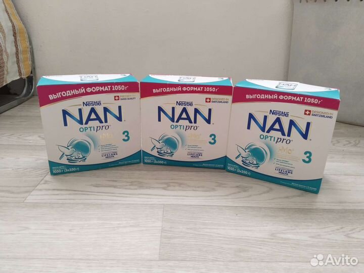 Молочная смесь Nan 3 OptiPro